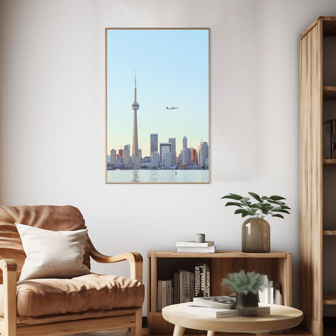 Downtown Toronto Skyline With CN Tower Across The Water Photo Poster - Image 2