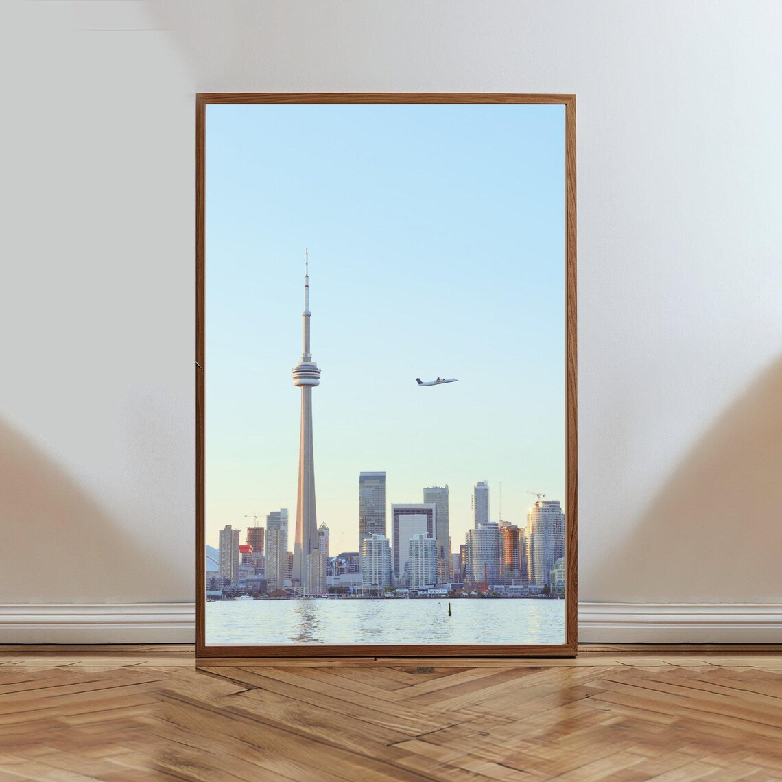 Downtown Toronto Skyline With CN Tower Across The Water Photo Poster