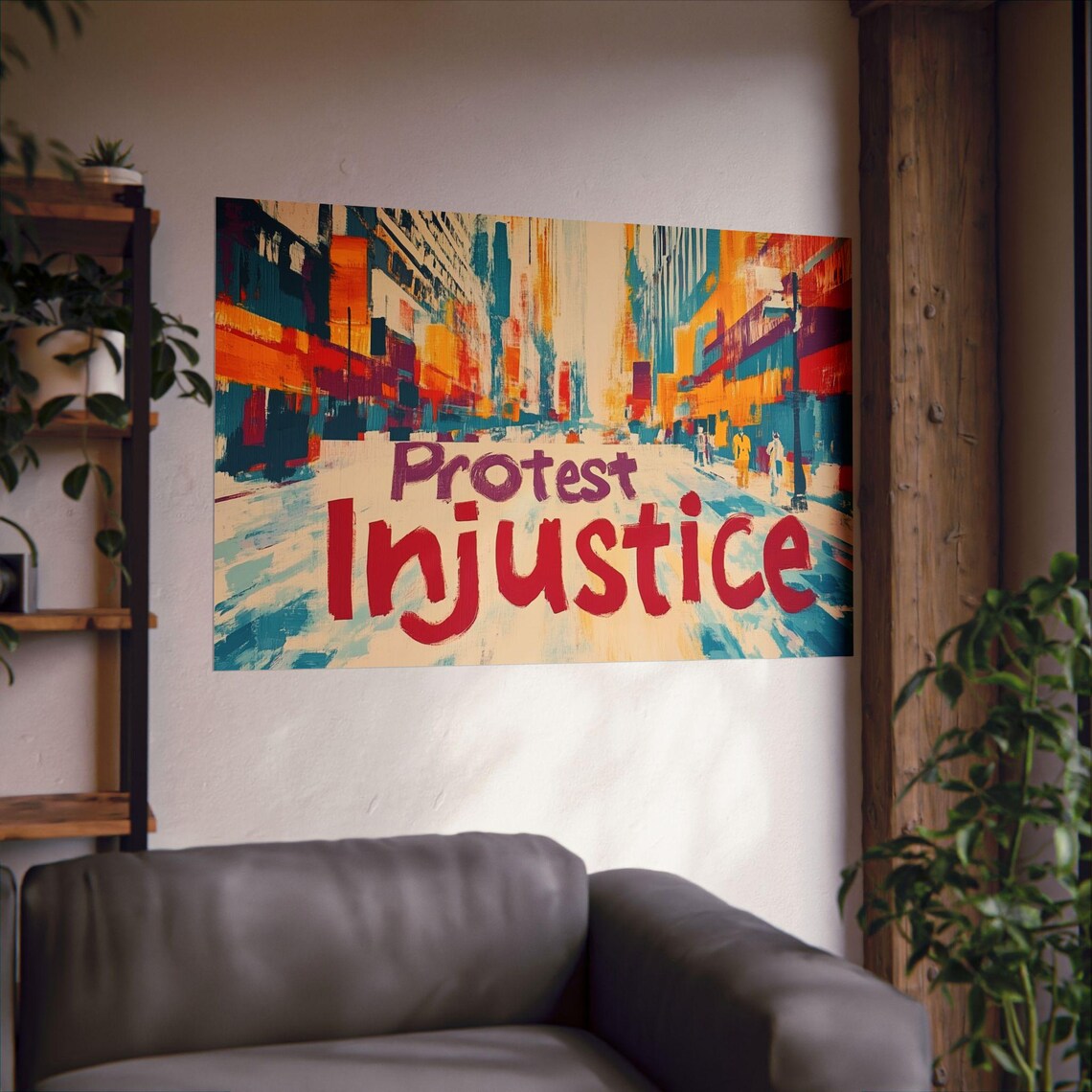Protest Injustice Bold Statement Art Print - Image 2