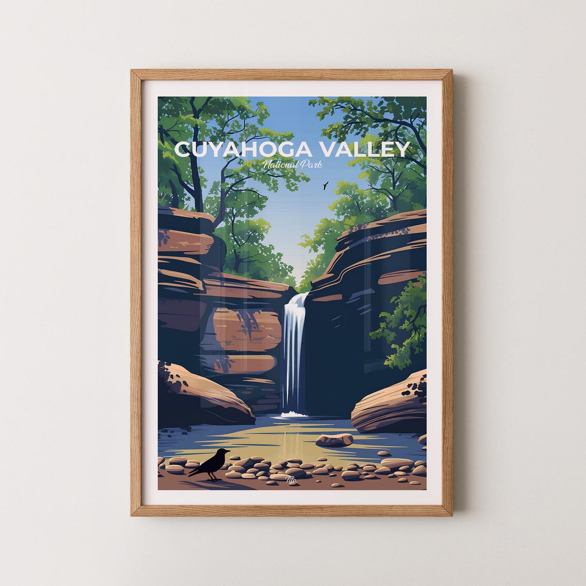 Cuyahoga Valley Poster Cuyahoga Valley Travel Poster Cuyahoga Valley Print Cuyahoga Valley Art National Park Poster Gift For Travelers