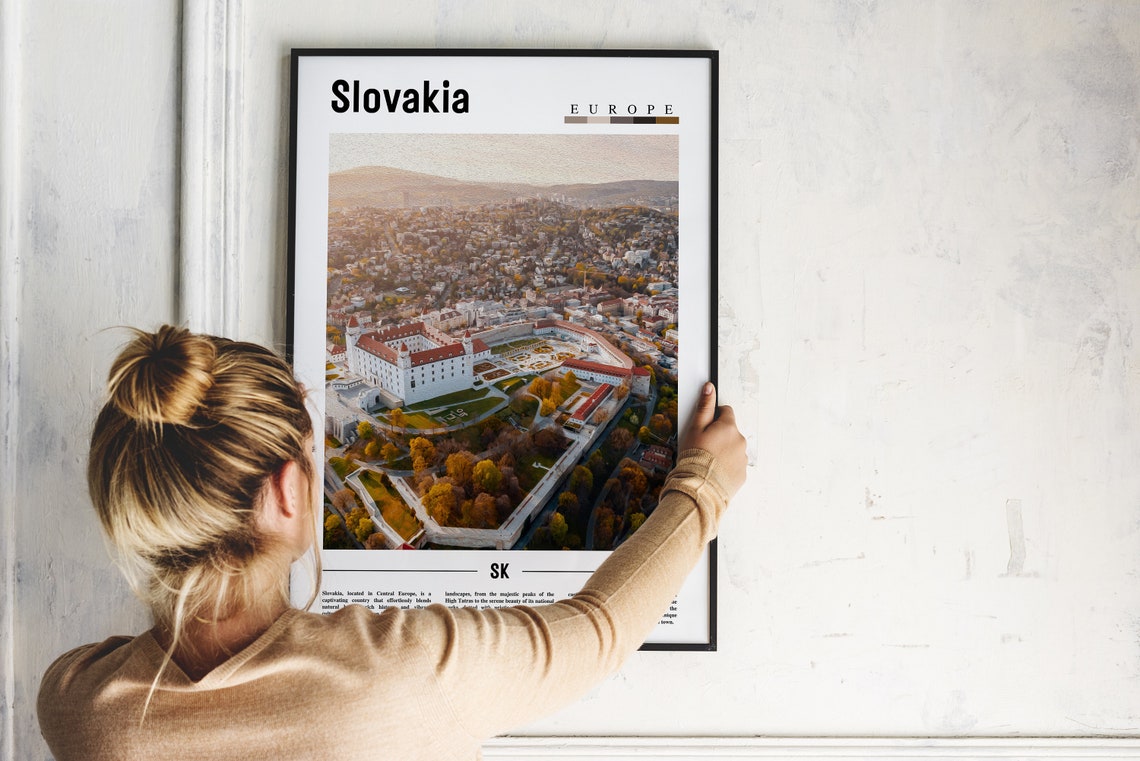 Slovakia Poster Slovakia Print Slovakia Wall Art Europe Photo Europe Poster Europe Print Travel Poster - Image 2