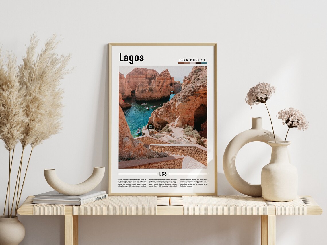 Lagos Poster Lagos Print Lagos Wall Art Europe Photo Europe Poster Europe Print Travel Poster - Image 3