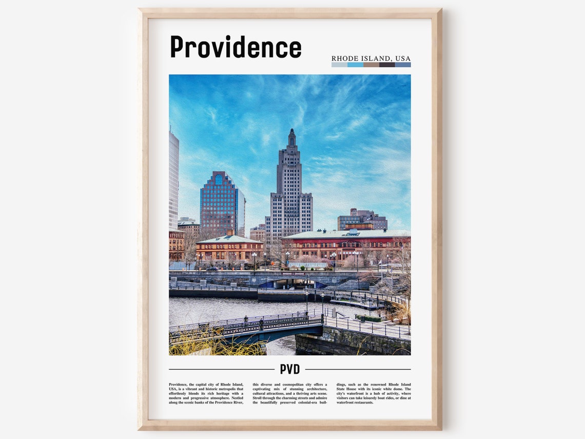 Providence Poster Providence Print Providence Wall Art United States Photo United States Poster United States Print Travel Poster
