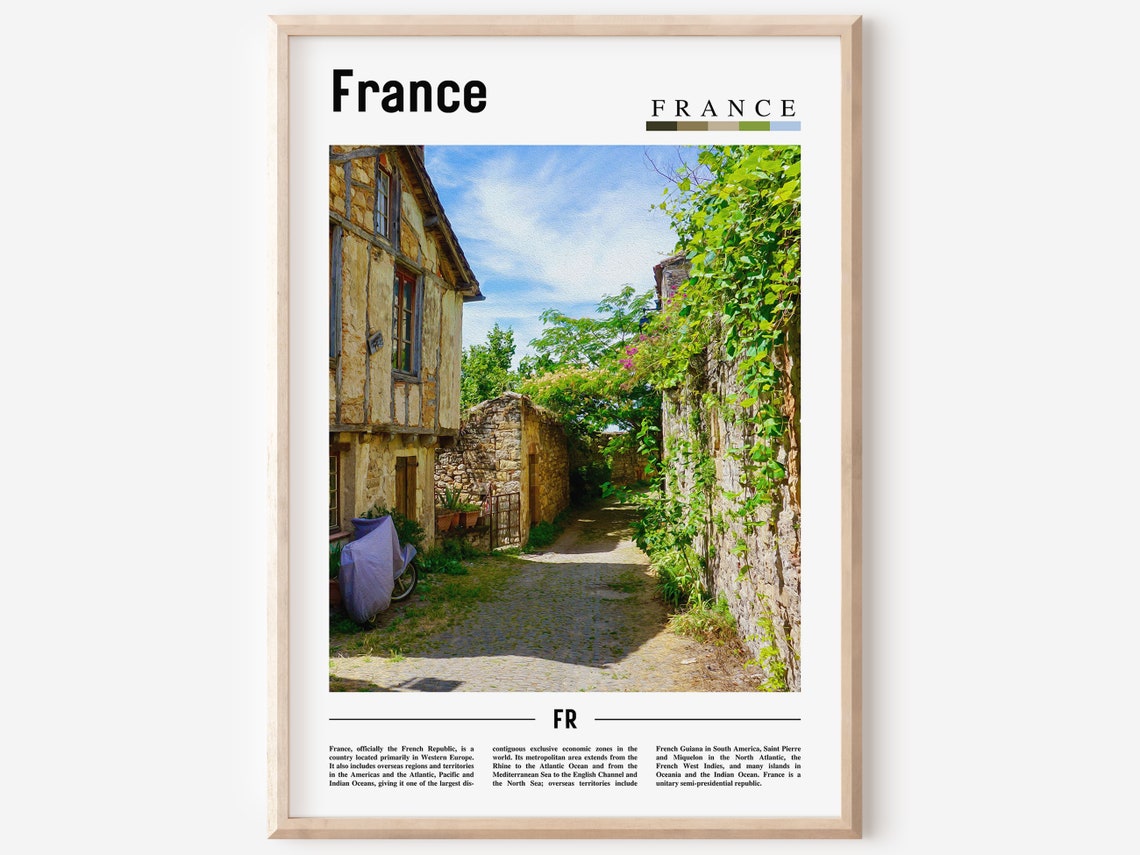 France Poster France Print France Wall Art France Photo France Poster France Print France Wall Art Minimal Travel Poster