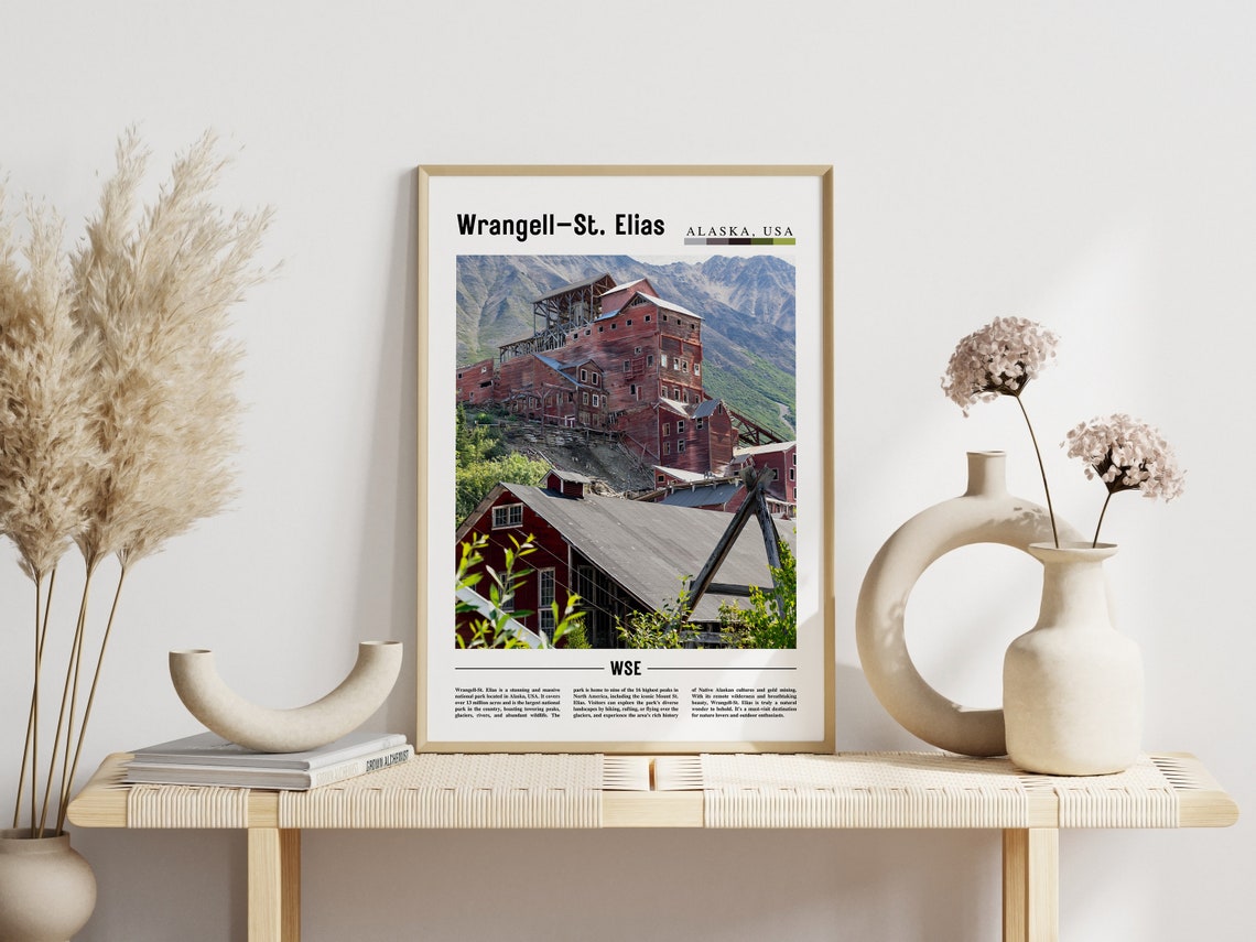 Wrangell St Elias Alaska Kennecott Mine Mill Photo Art Poster - Image 3