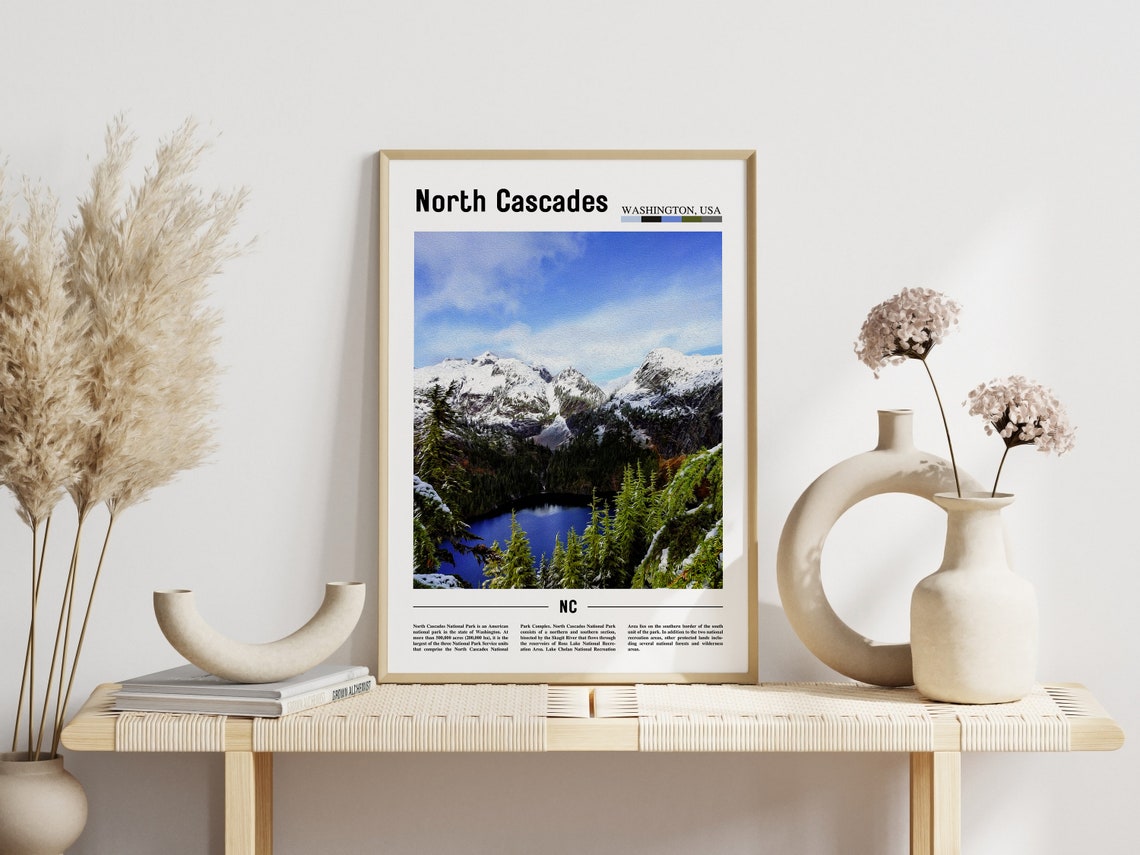 North Cascades Poster North Cascades Print North Cascades Wall Art United States Photo United States Poster United States Print - Image 3