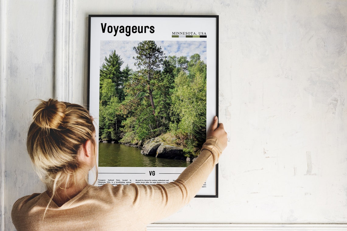 Voyageurs Poster Voyageurs Print Voyageurs Wall Art United States Photo United States Poster United States Print Travel Poster - Image 2