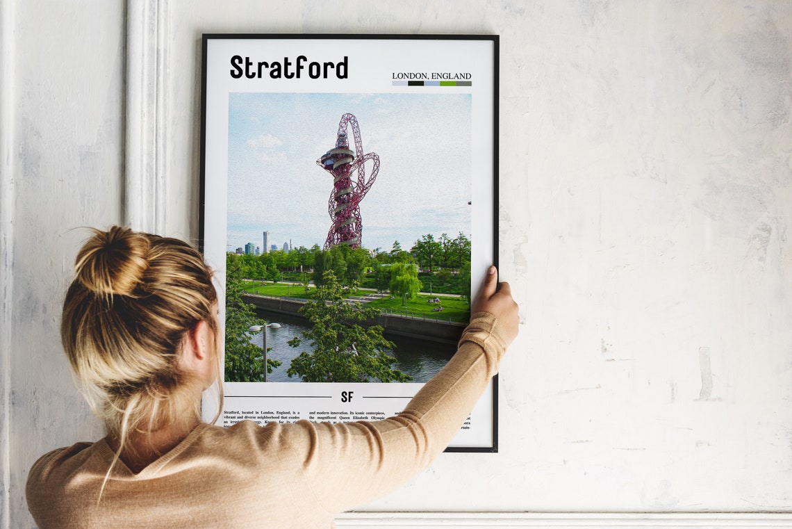 Stratford Poster Stratford Print Stratford Wall Art Europe Photo Europe Poster Europe Print Travel Poster - Image 2