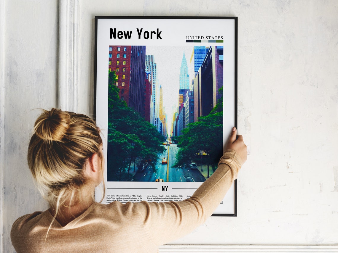 New York Poster New York Print New York Wall Art Ny Photo Ny Poster Ny Print New York Photo Travel Poster - Image 2