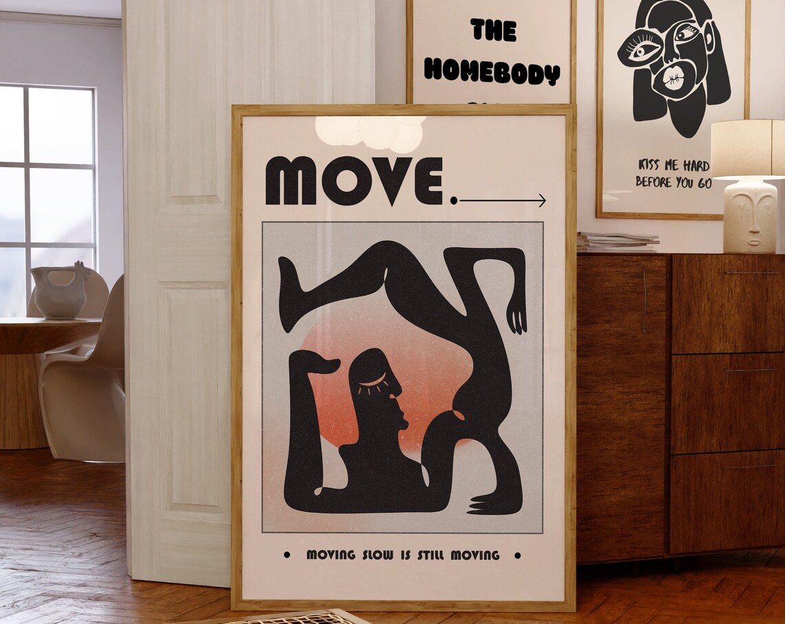 Self Affirmation 70s Psychedelic Retro Art Print