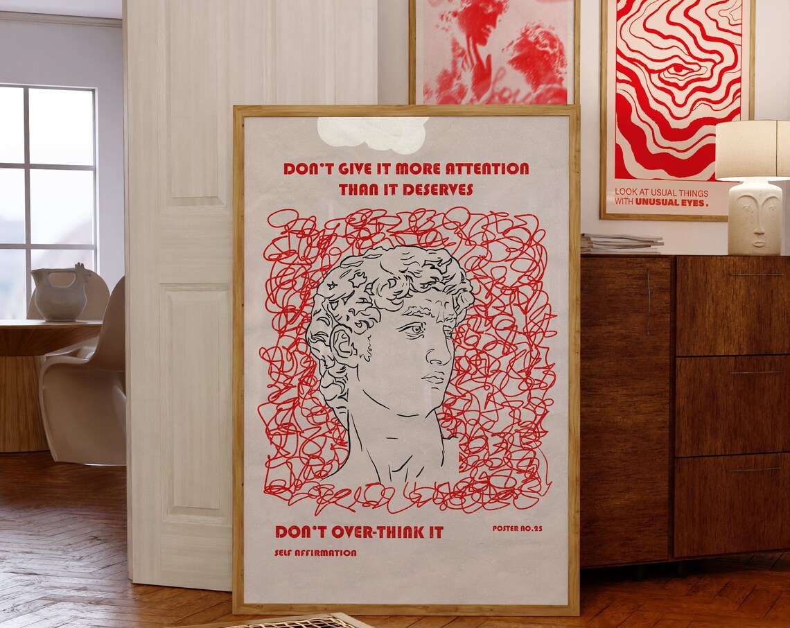 Affirmation 70S Psychedelic Wall Art Poster