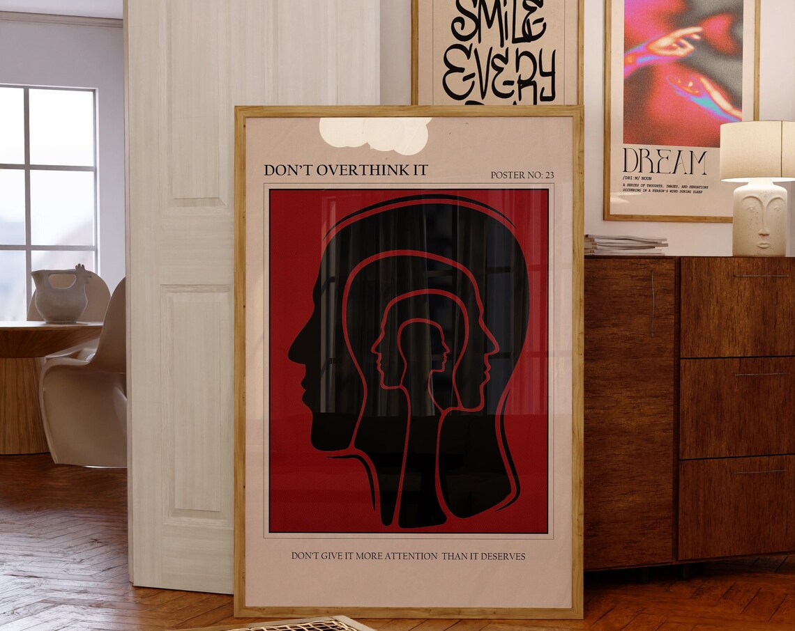 Self Affirmation Poster, Y2K Retro Quote Print