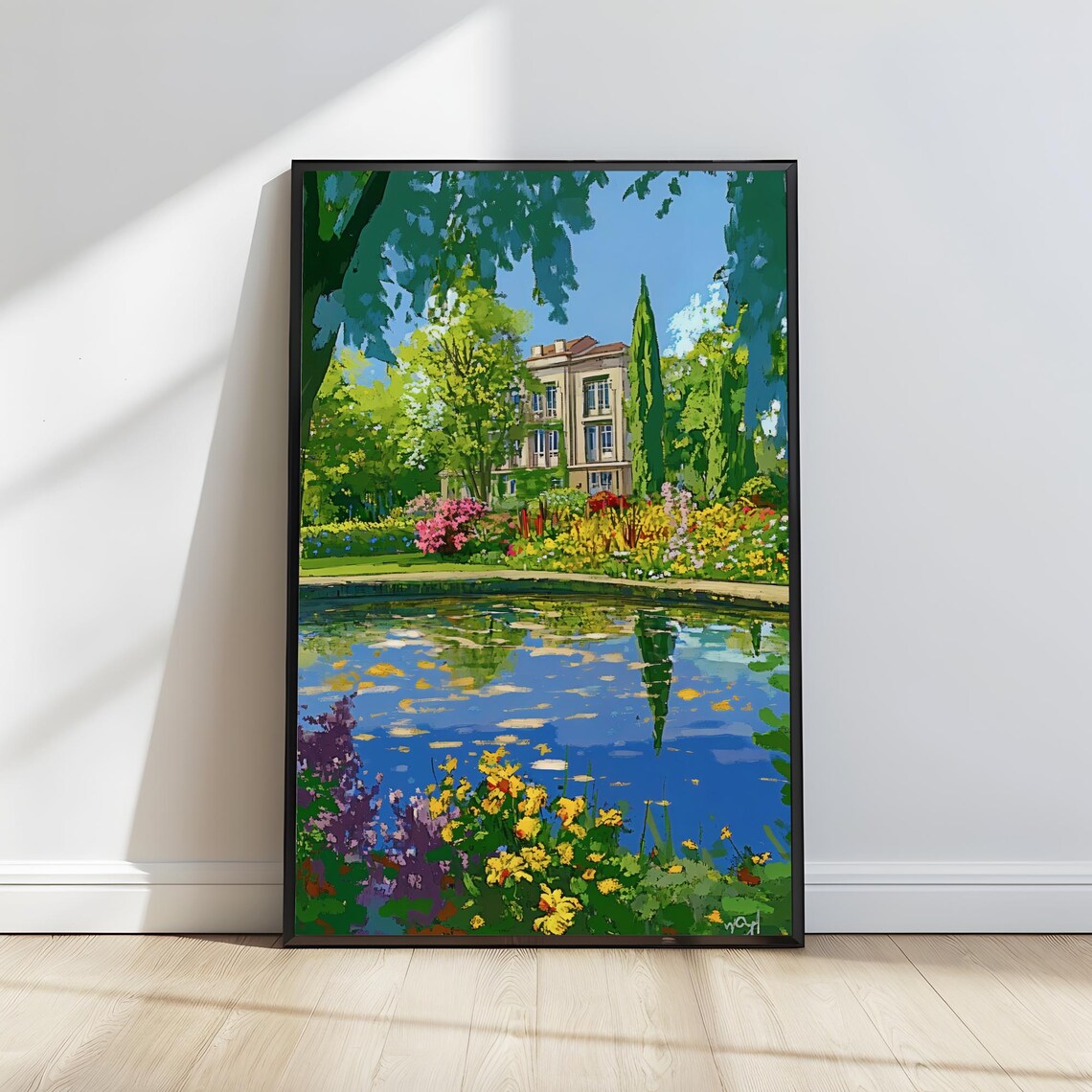 English Garden Wall Art Colourful Botanical Flower Printing Summer Garden Print Flower Arte Walle Flower Artful Wall Art - Image 3