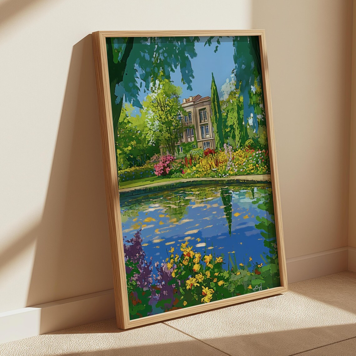 English Garden Wall Art Colourful Botanical Flower Printing Summer Garden Print Flower Arte Walle Flower Artful Wall Art - Image 4