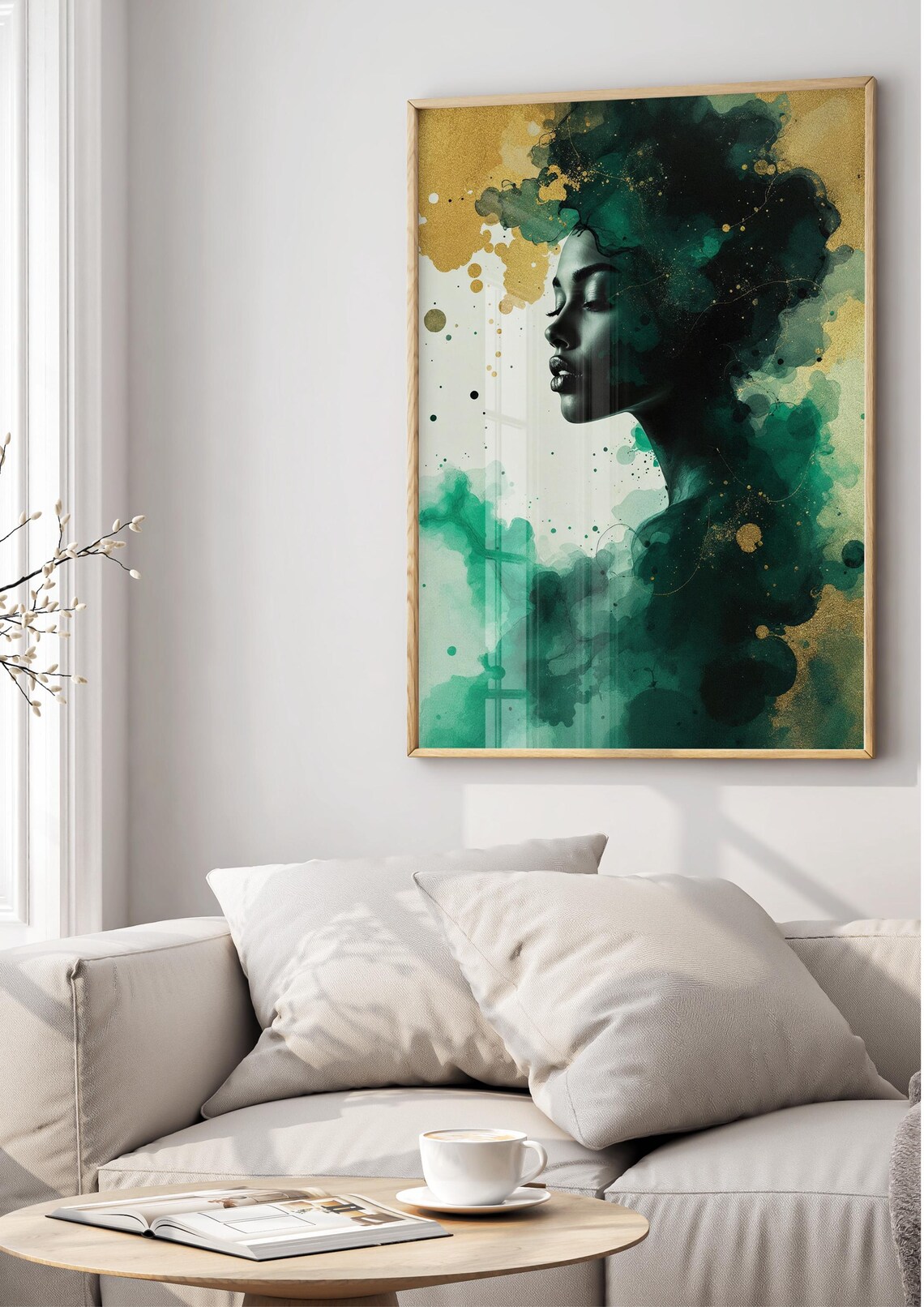 Abstract Portrait, Minimalist Face Emerging - Image 2