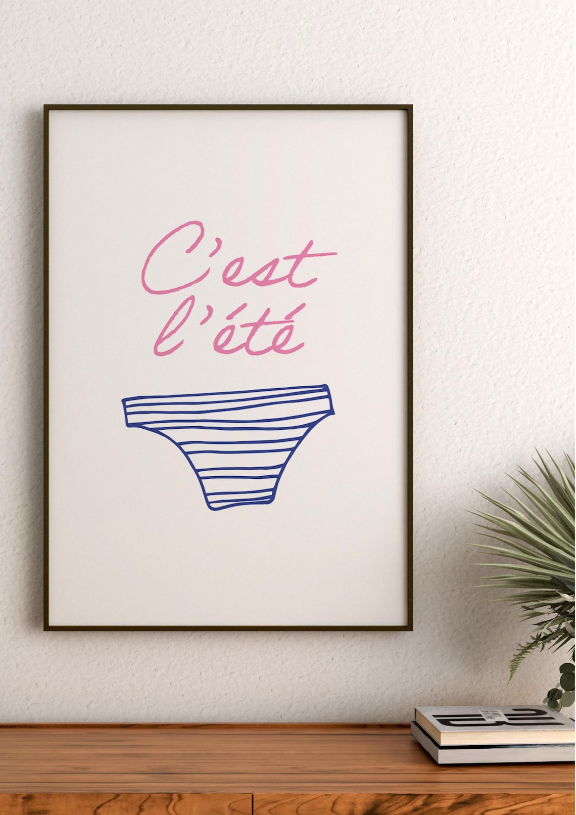 Its Summer Minimalist Typographic Poster - Image 3