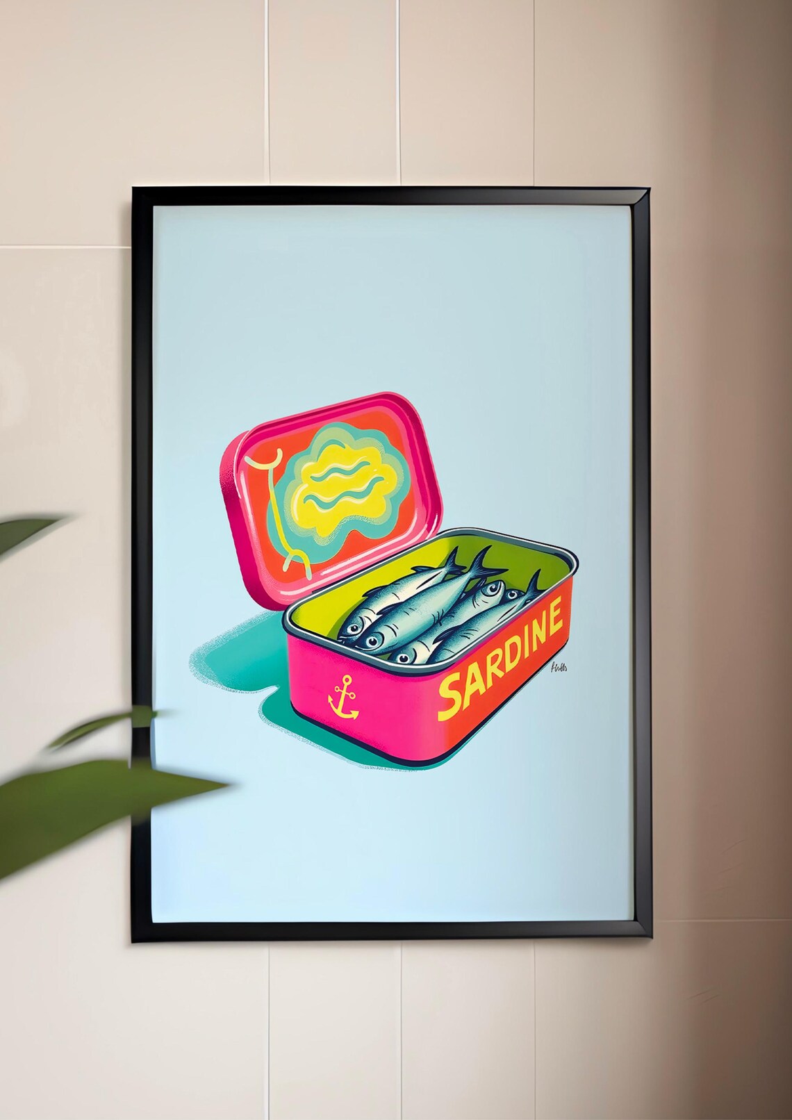 Sardine Can Retro Design, Fun Illustration - Image 2