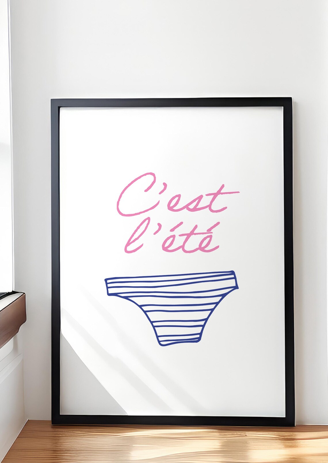 Its Summer Minimalist Typographic Poster