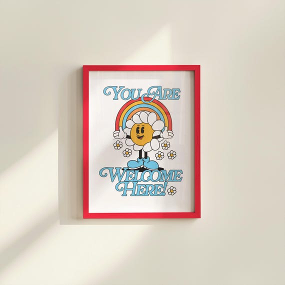 Everyone Is Welcome Here Inclusive Classroom Poster