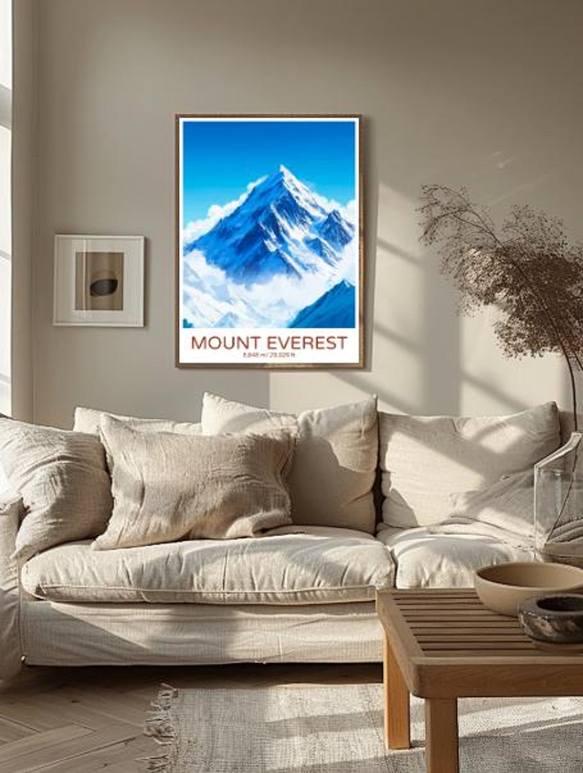 Mount Everest Himalaya Snow Summit Adventure Peak Travel Poster - Image 2