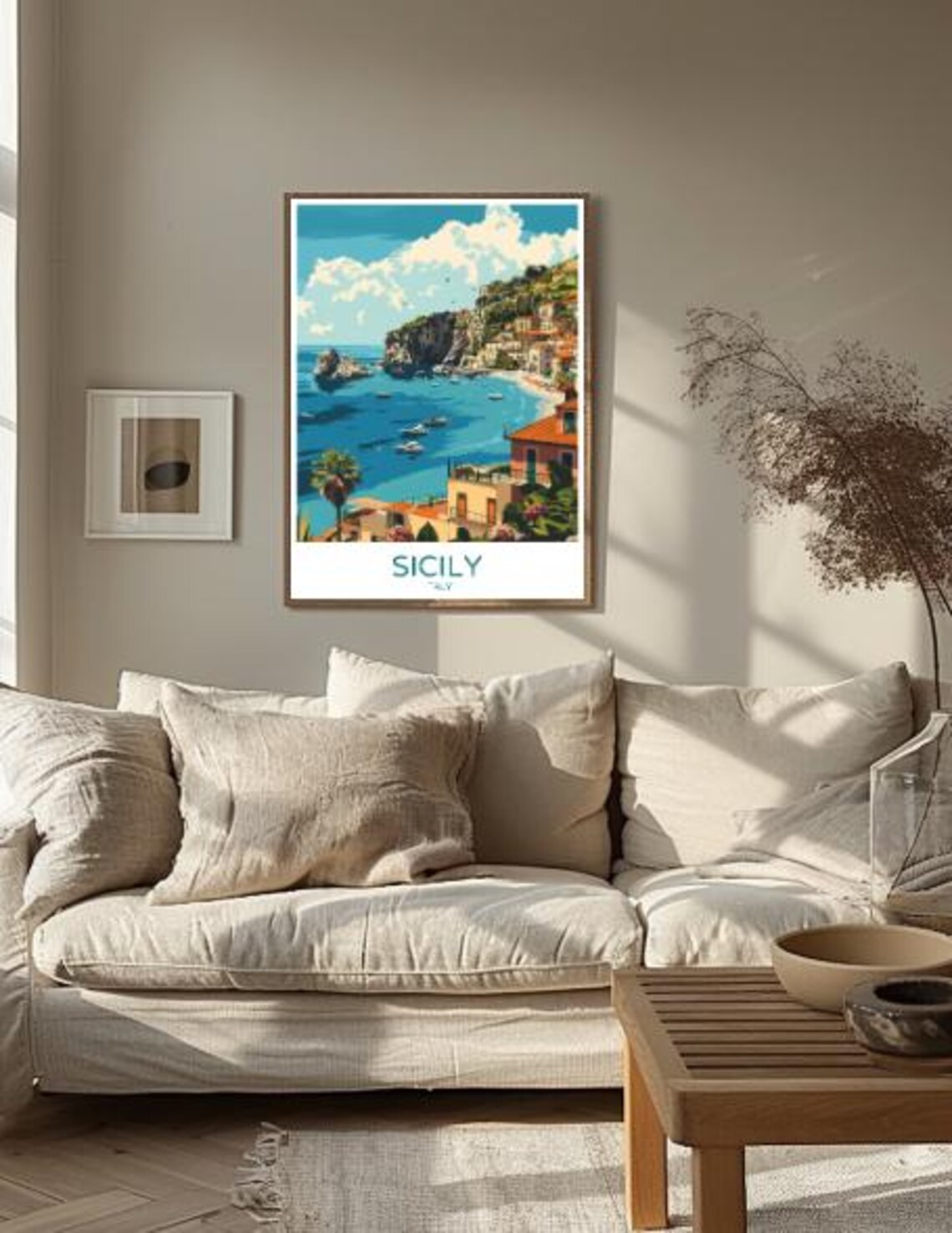 Sicily Travel Poster Stunning Wall Art Of Coastal Views Historic Landscapes Italian Travel Print Mediterranean Decor Cultural Gift - Image 2