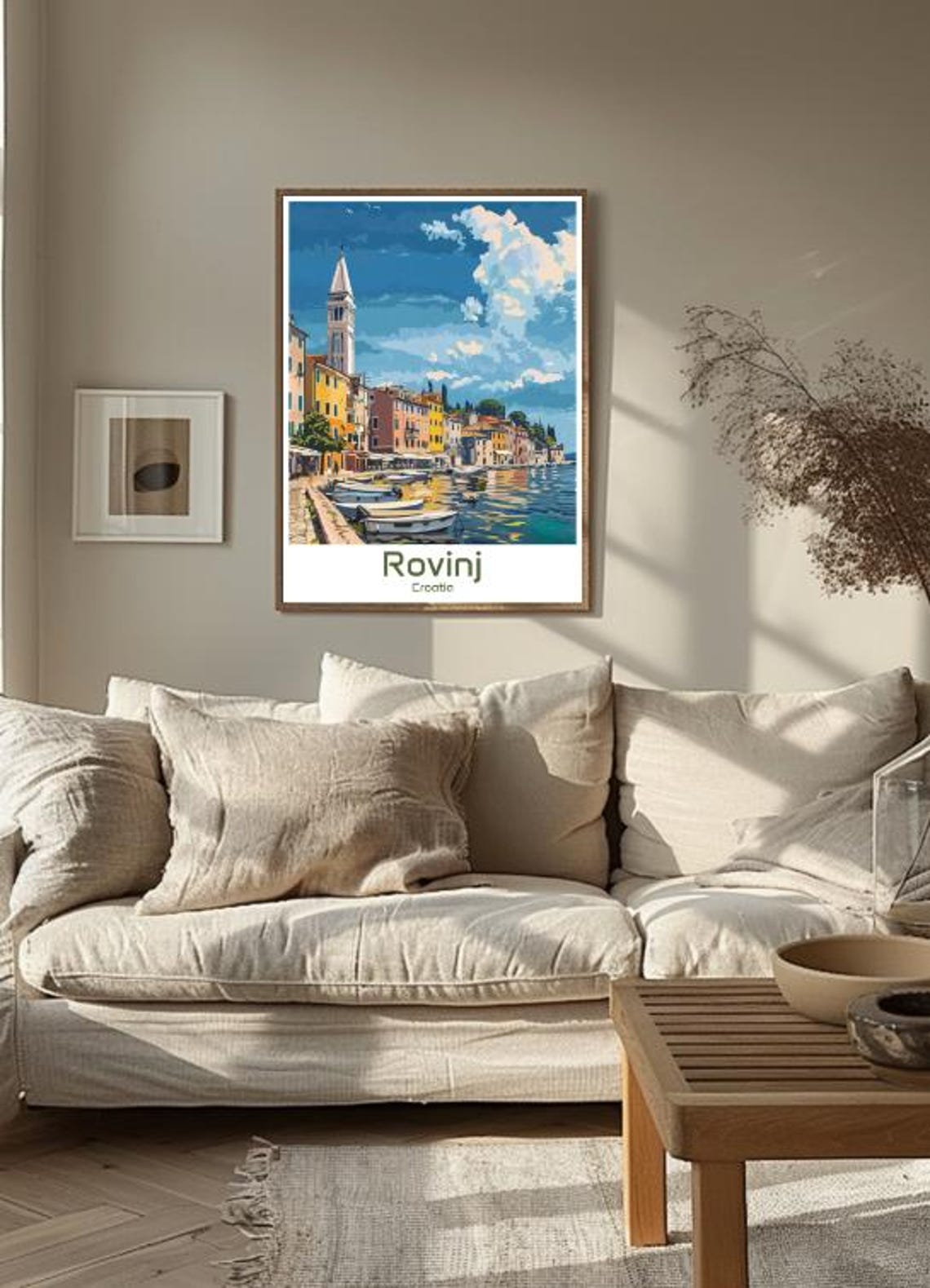 Rovinj Croatia Colorful Waterfront And Bell Tower Harbor Poster - Image 3