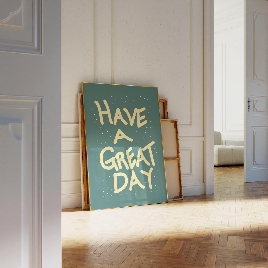 Nice Day Poster, Trendy Abstract Wall Art - Image 2