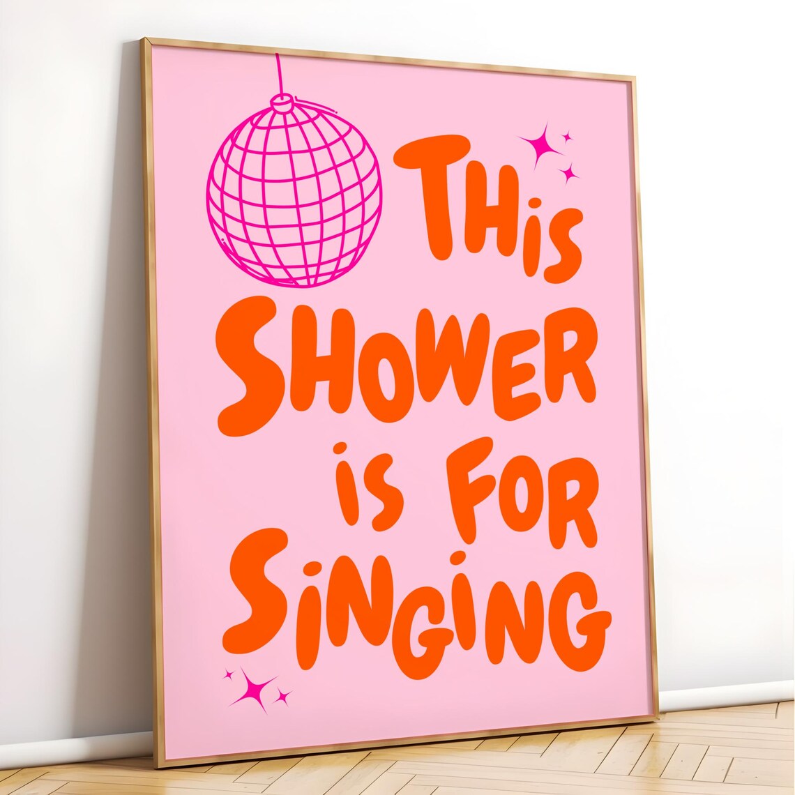 This Shower Is For Singing, Funny Bathroom Decor - Image 4