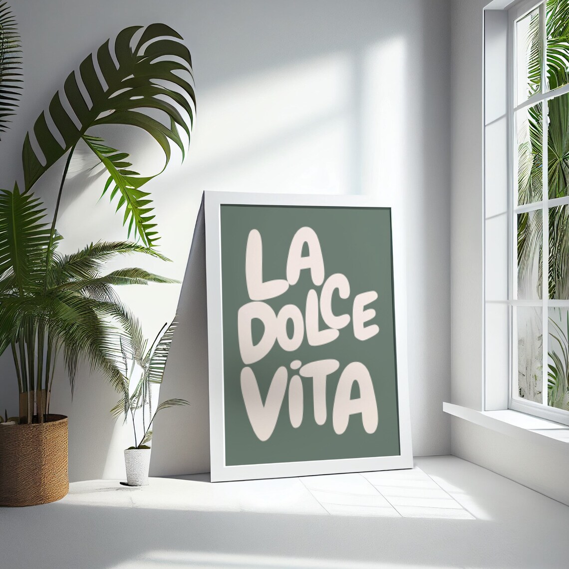 Dolce Vita Italian Phrase Art Print, Trendy Decor - Image 3