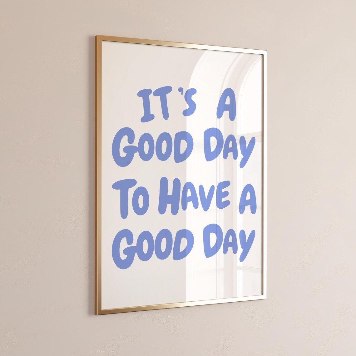 Today Is A Good Day Quote Print, Preppy Decor - Image 2