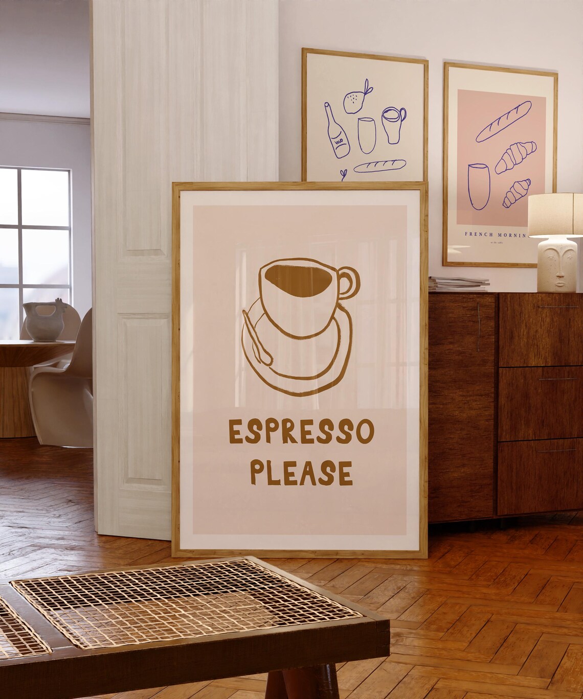 Coffee Poster, Kitchen Decor Aesthetic Print