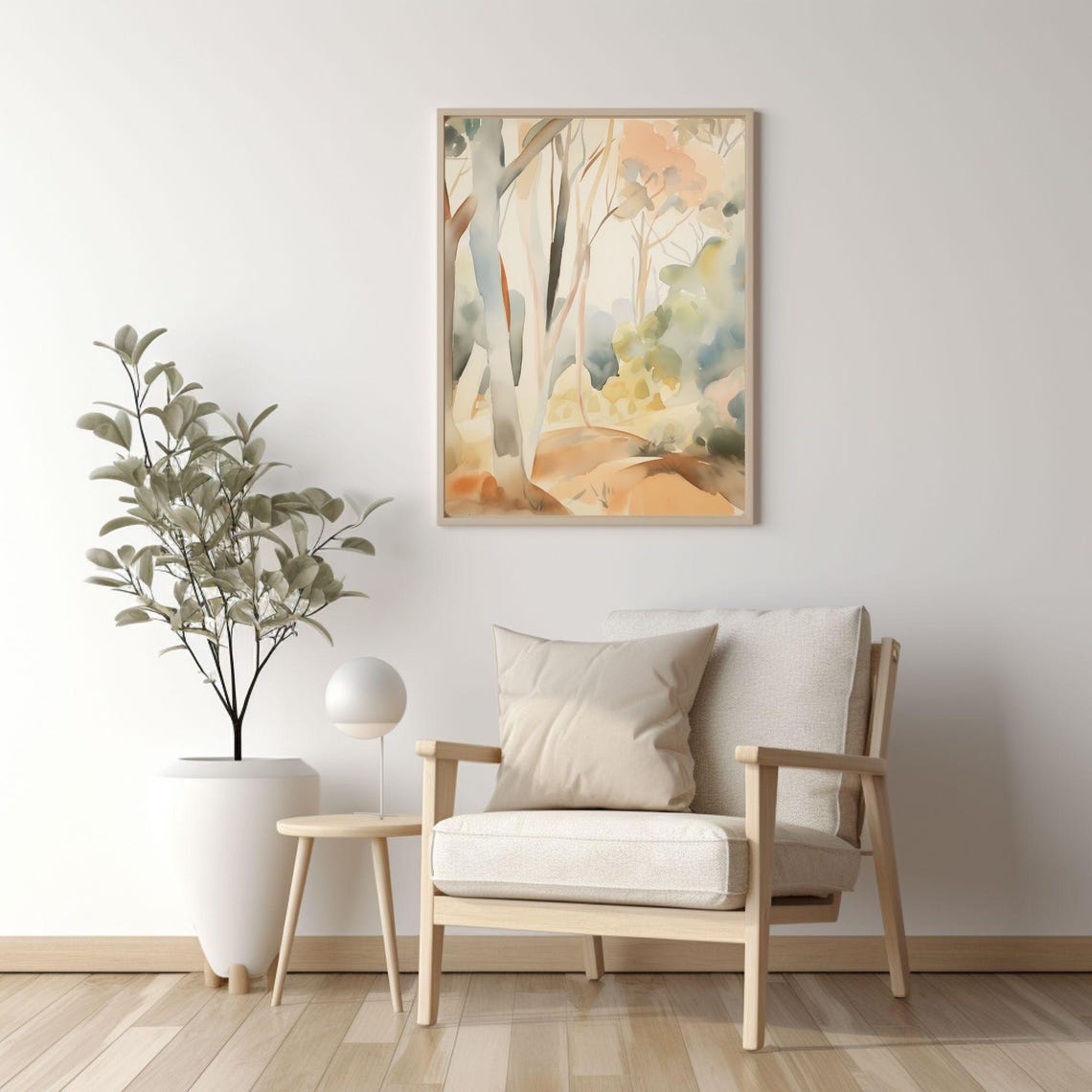 Australian Tree Landscape Abstract Print, Eucalyptus - Image 4
