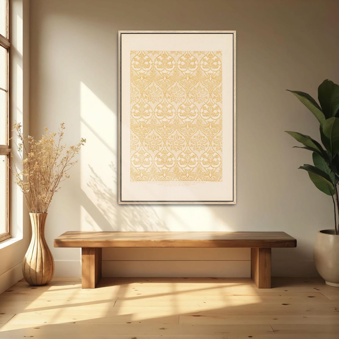 Carlo Crivelli Gold Brocade Ornamental Pattern Artwork Poster - Image 4