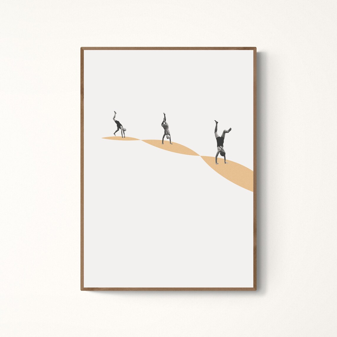 Follow My Lead Japandi Art Print, Japanese Style