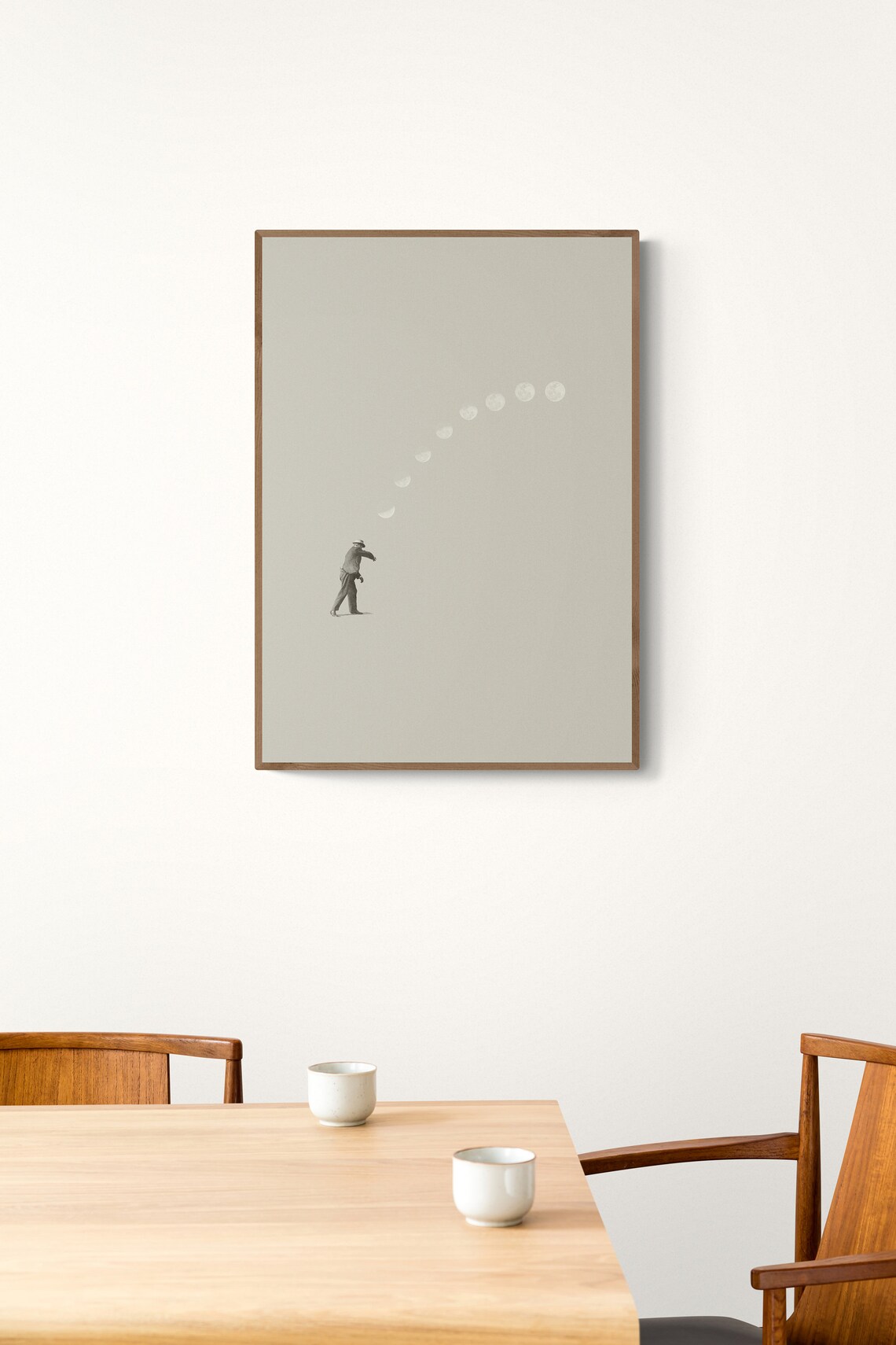 Lucky Shot Japandi Art Print, Museum Quality Matte - Image 3