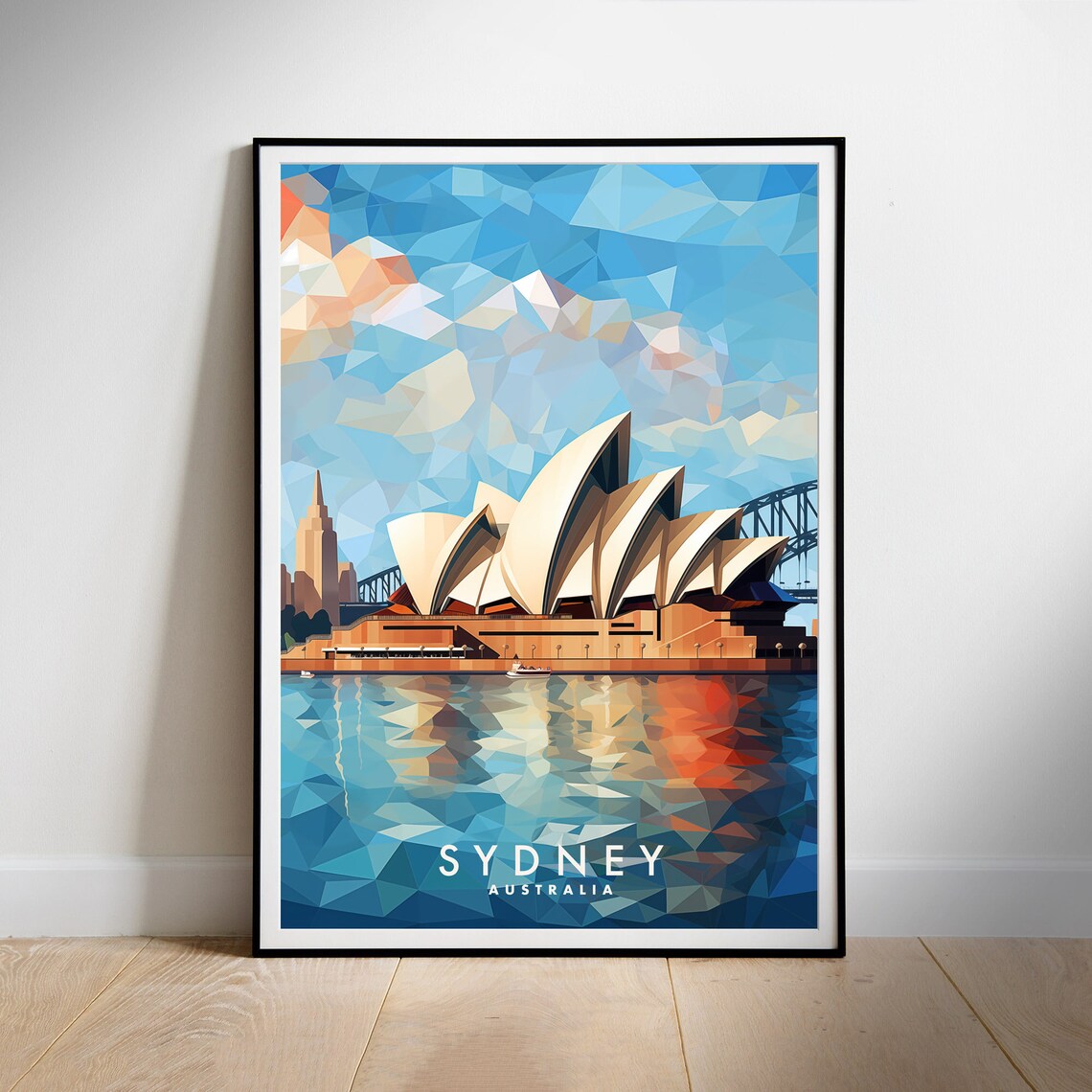 Sydney Instant Hanging Decor Travel Poster