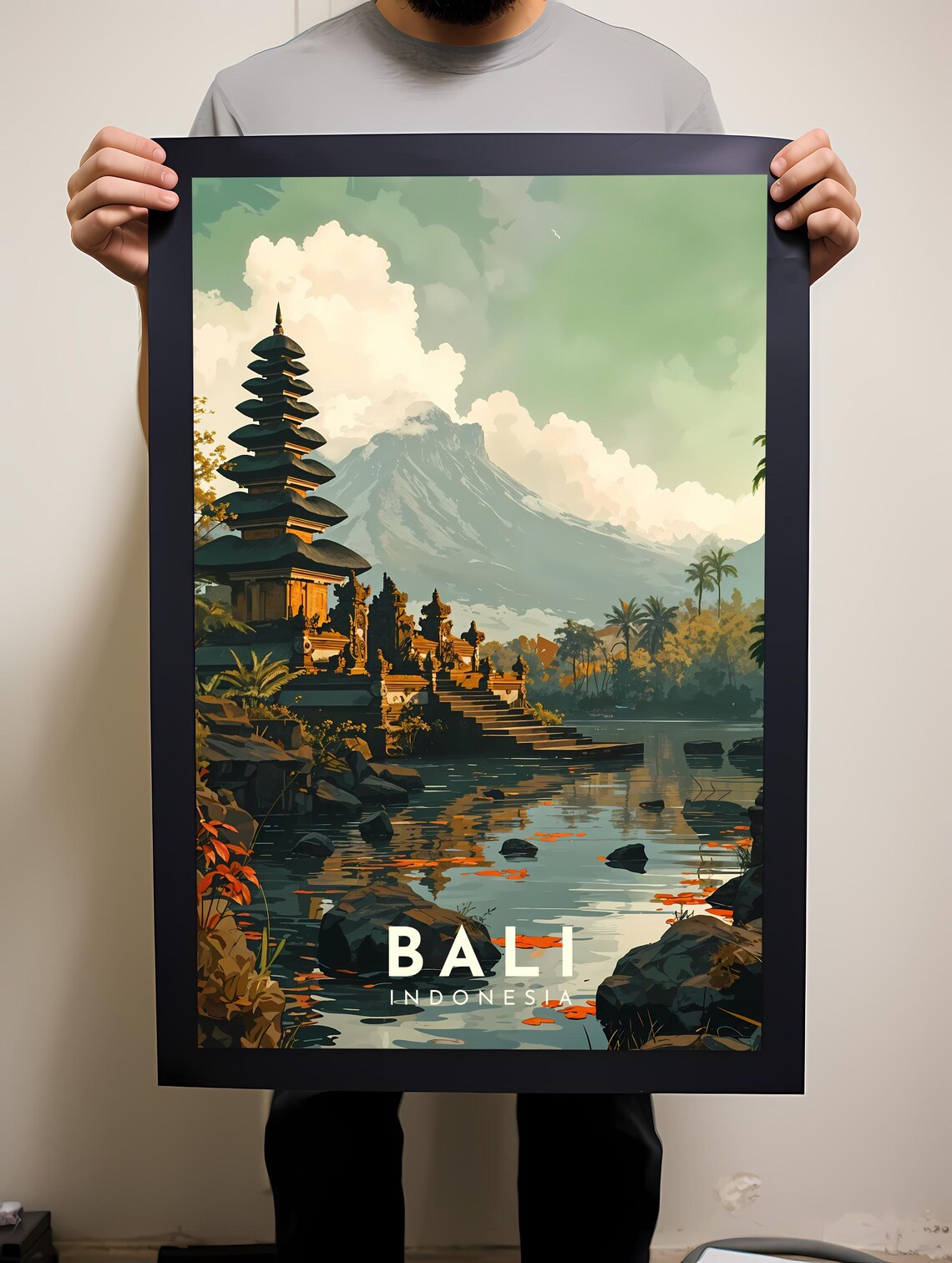 Bali Travel Poster, Indonesia Place Print - Image 2
