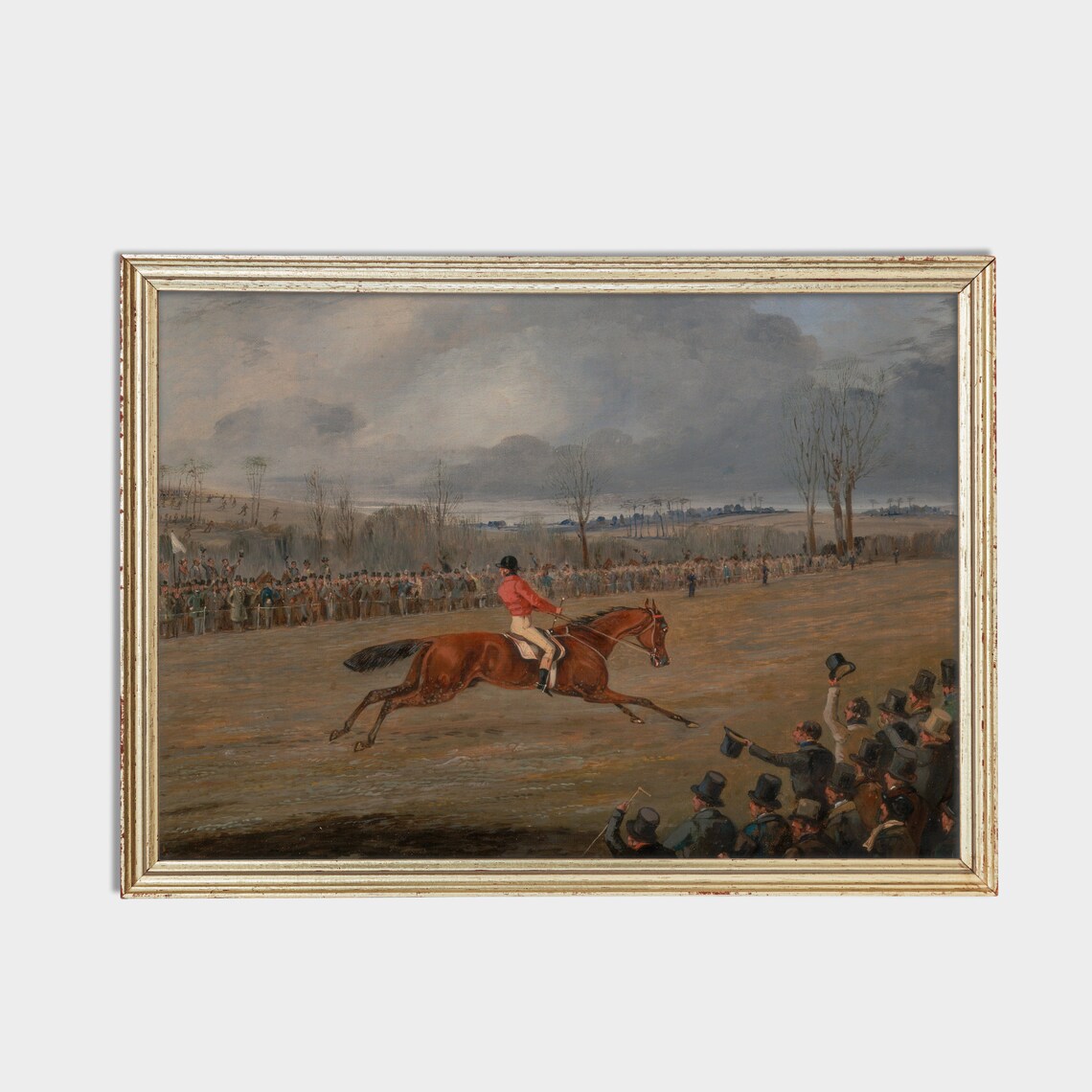 Steeplechase Victory Horse Race Finish Line Vintage Equestrian Poster - Image 2