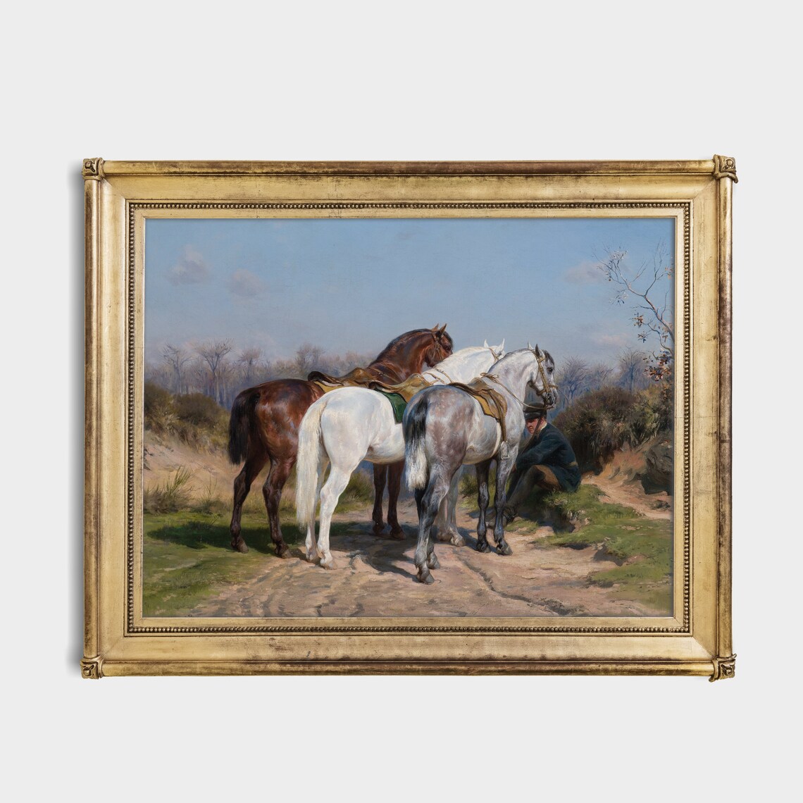 Vintage Horses Antique Equestrian Animal Art Print - Image 4