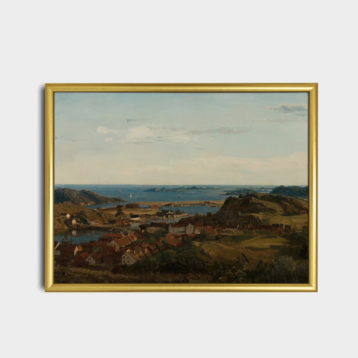 Vintage Coastal Seascape, Antique Beach Art Print - Image 5