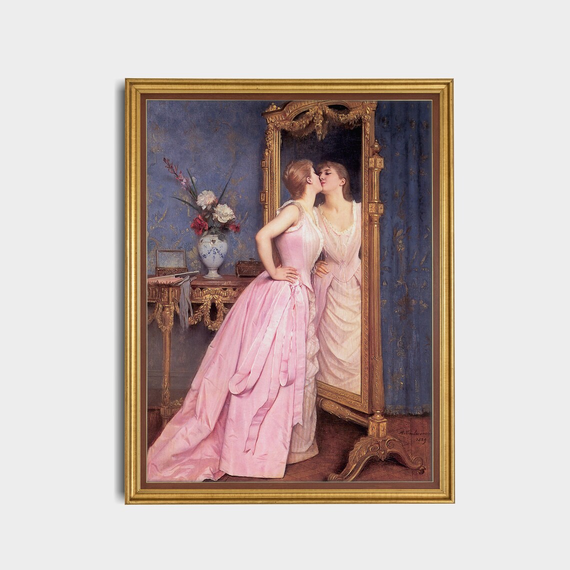 Victorian Woman Portrait, Vintage Art Print - Image 3