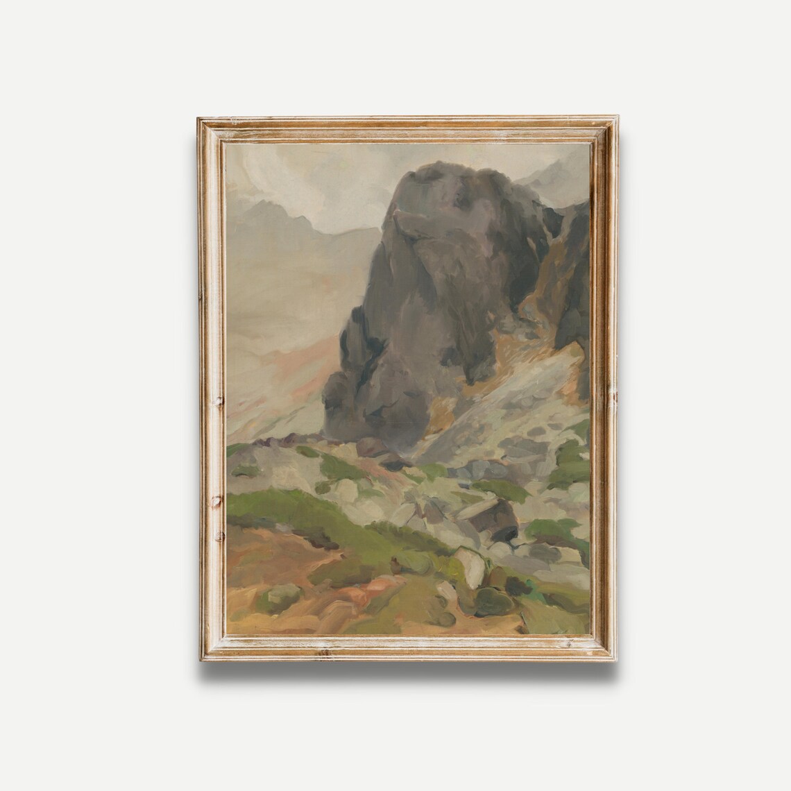 Vintage Landscape Antique Country Scenery Poster