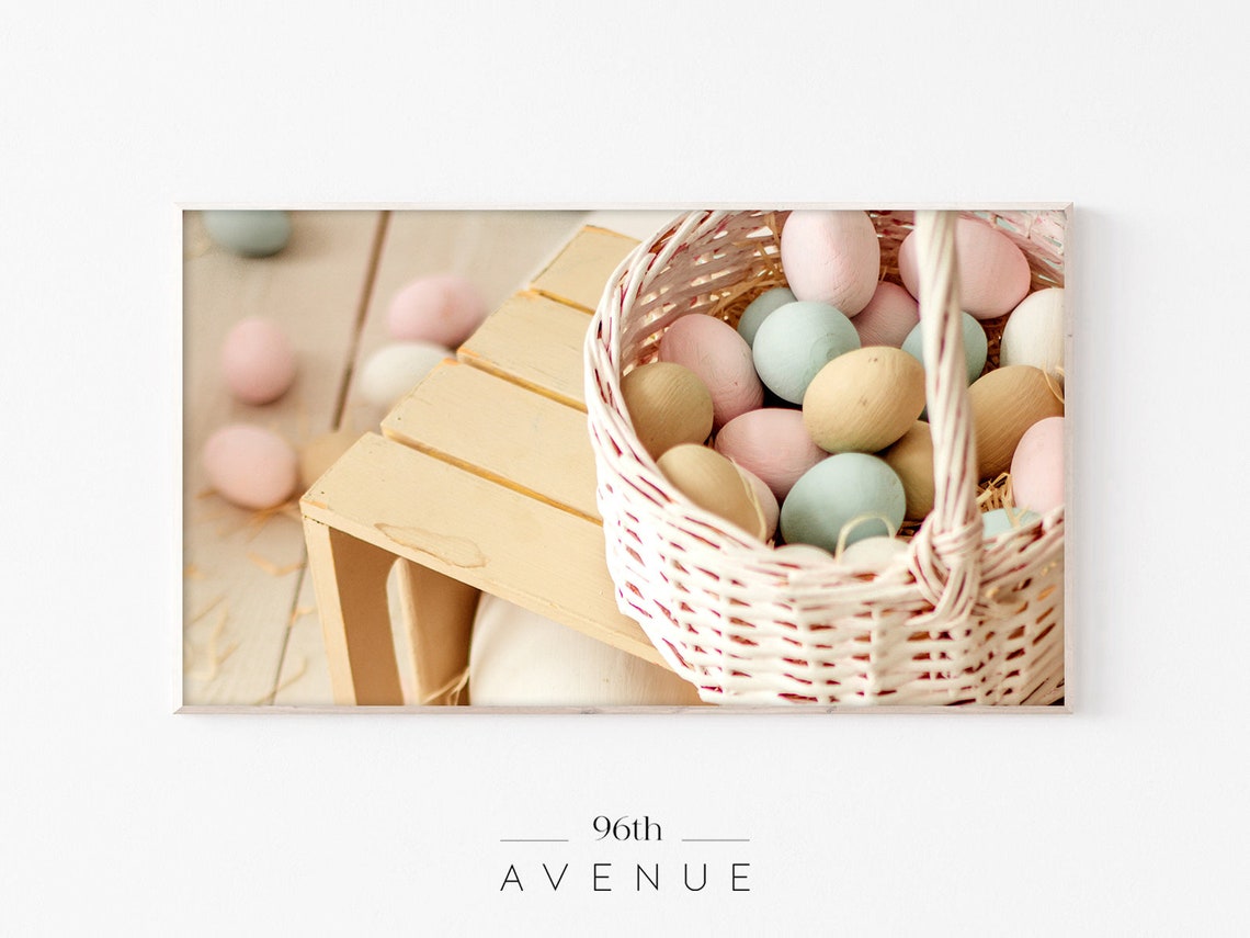 Easter Eggs In Basket, Smart TV Art