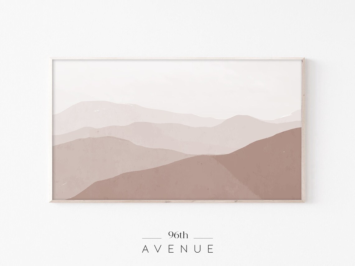 Mountain Landscape Painting, Nature Landscape