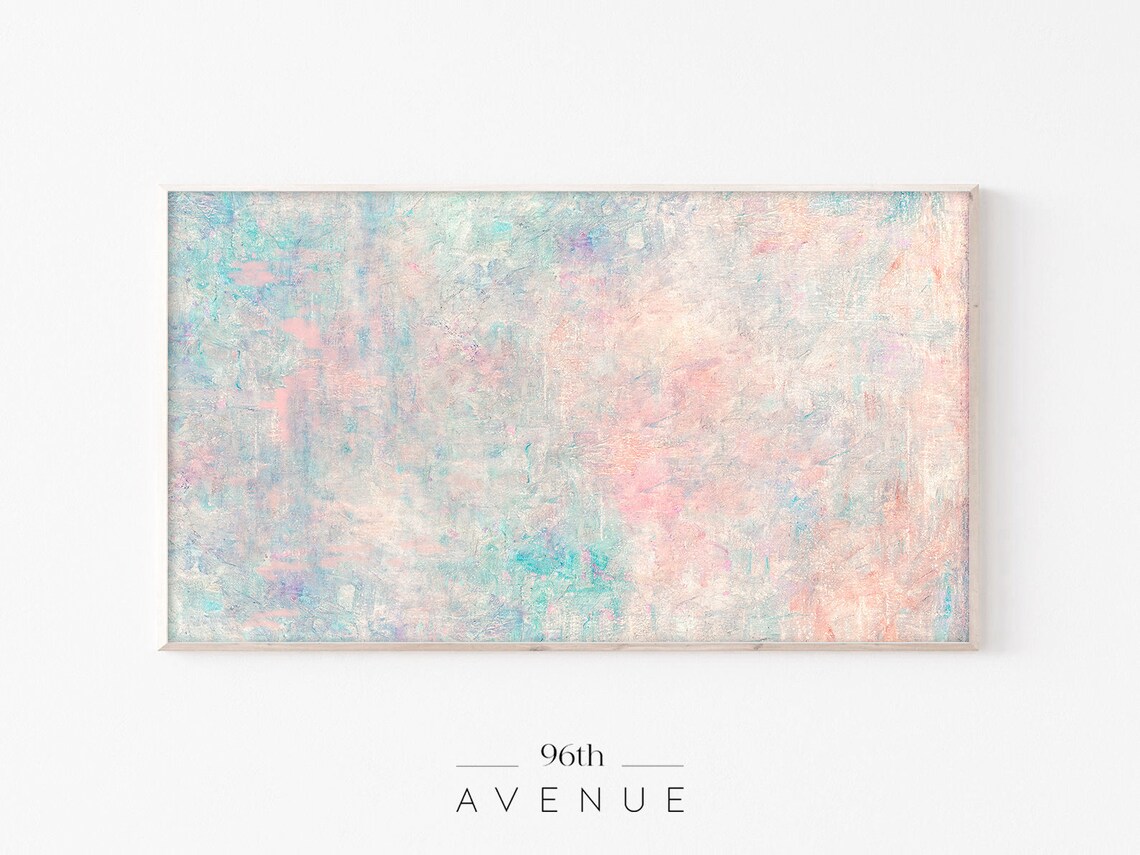 Abstract Spring Frame TV Oil Painting Art Print