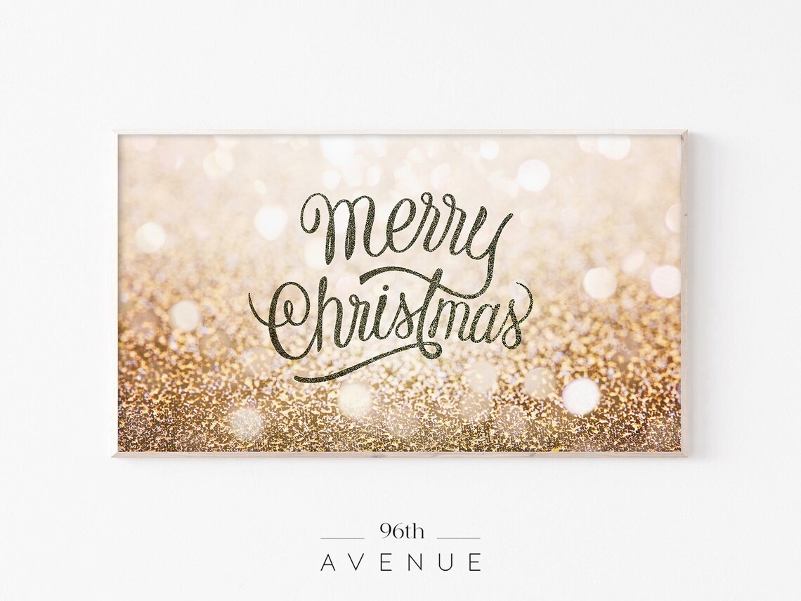 Christmas Holiday Art for TV Wall Art Print