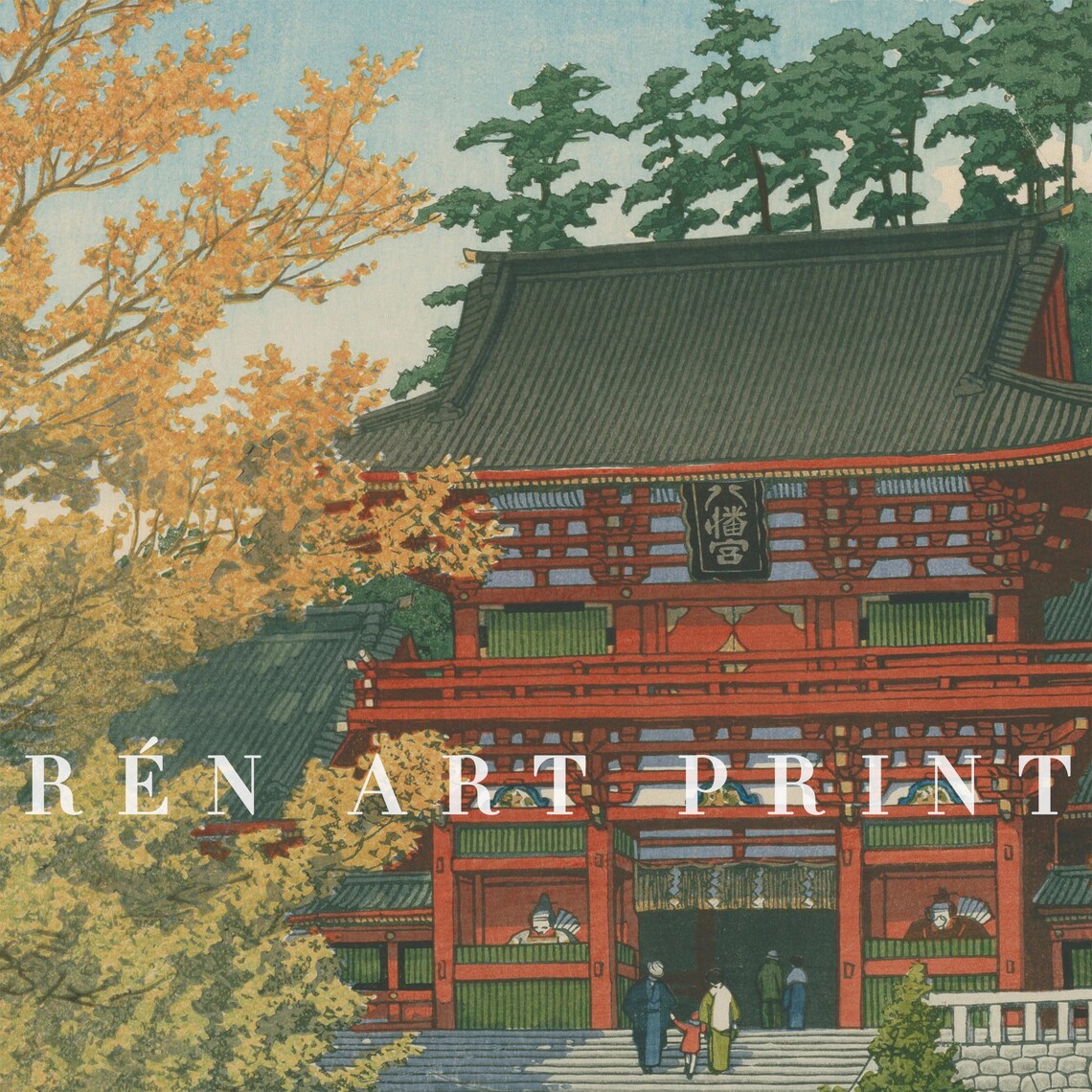 Japanese Vintage Woodblock Art Print, Asian Decor - Image 2