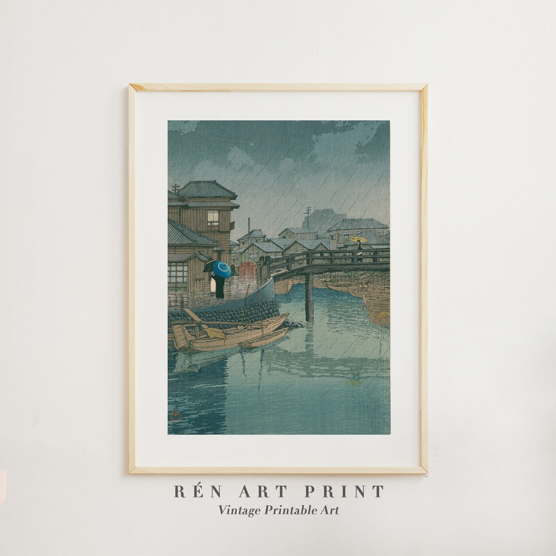 Japanese Wall Art Vintage Asian Poster Print