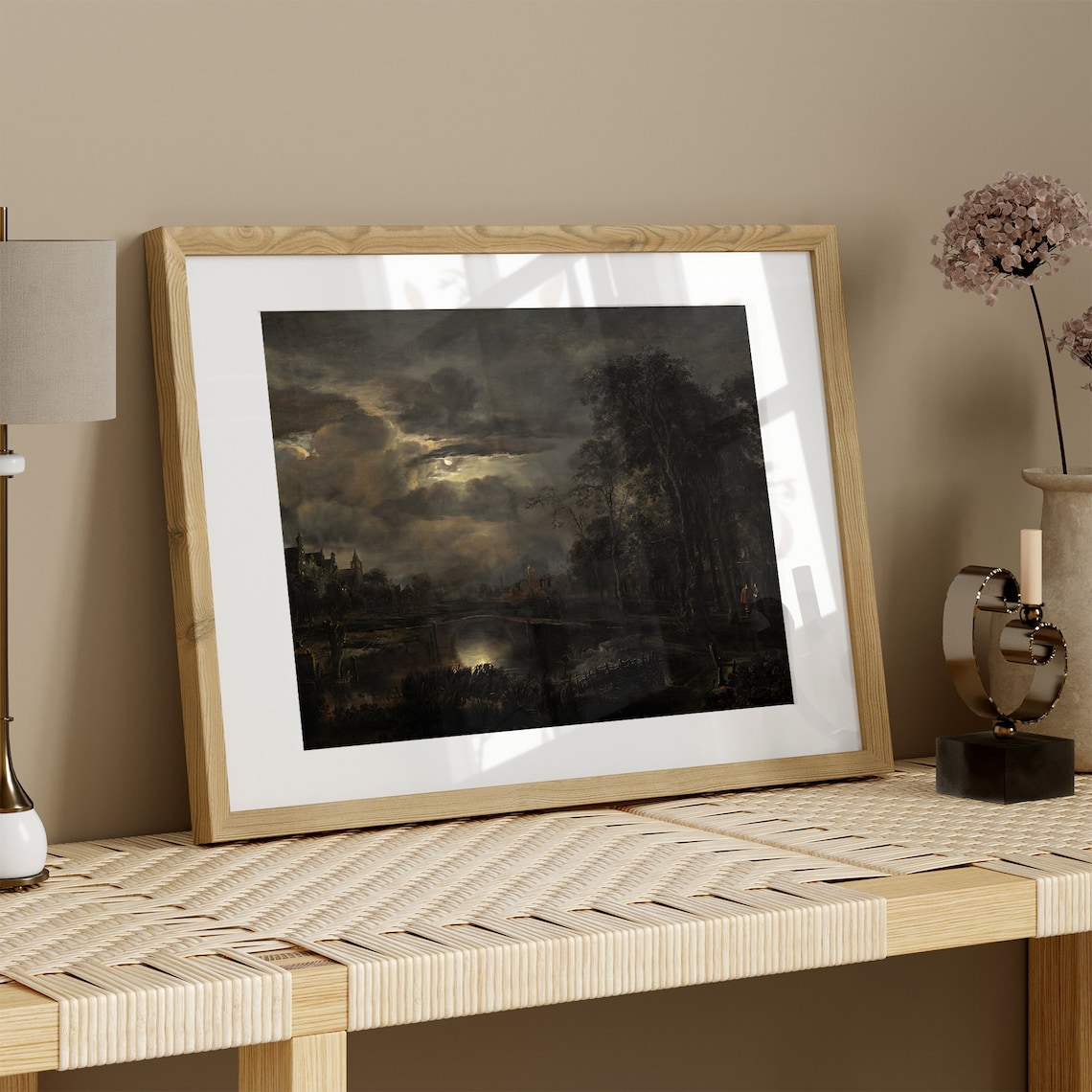 Dark Landscape Vintage Gothic Art Print, Dark Academia - Image 3