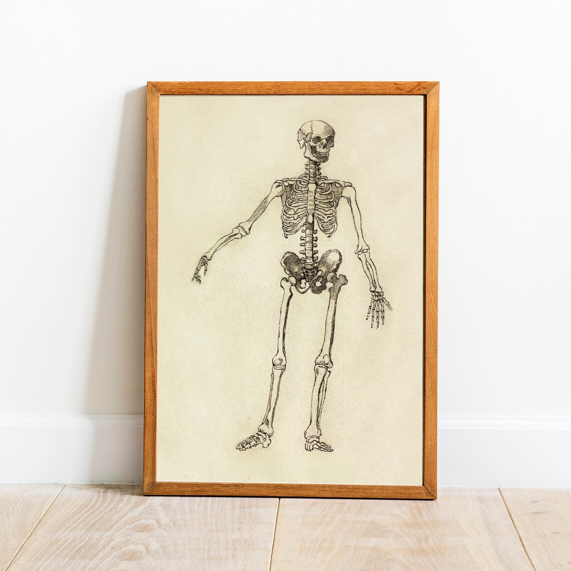 Skeleton Print, Vintage Halloween Art Print - Image 2
